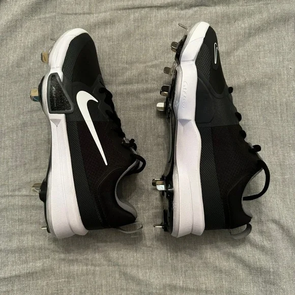 Nike Force Zoom Trout 9 Pro Men's Size 7 Baseball Cleats Black Low FB2907-001 - Picture 7 of 12